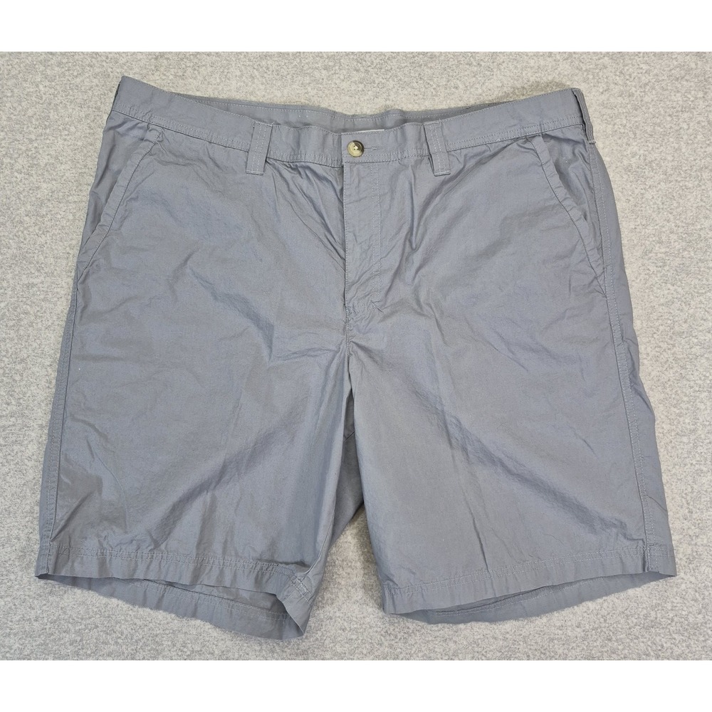Columbia Roc II Shorts Mens 42 Gray 100% Cotton Outdoor Hiking Fishing Casual